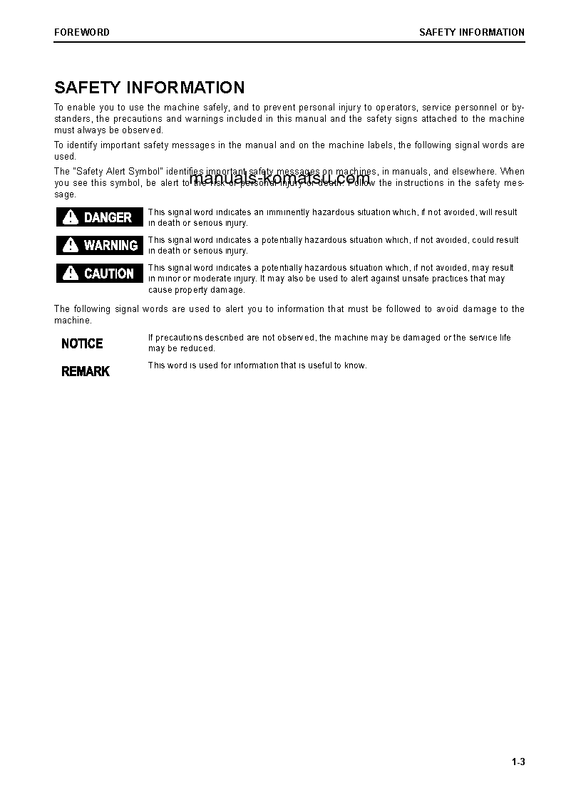 Protected: D61EX-24(BRA) S/N B60001-UP Operation manual (English)