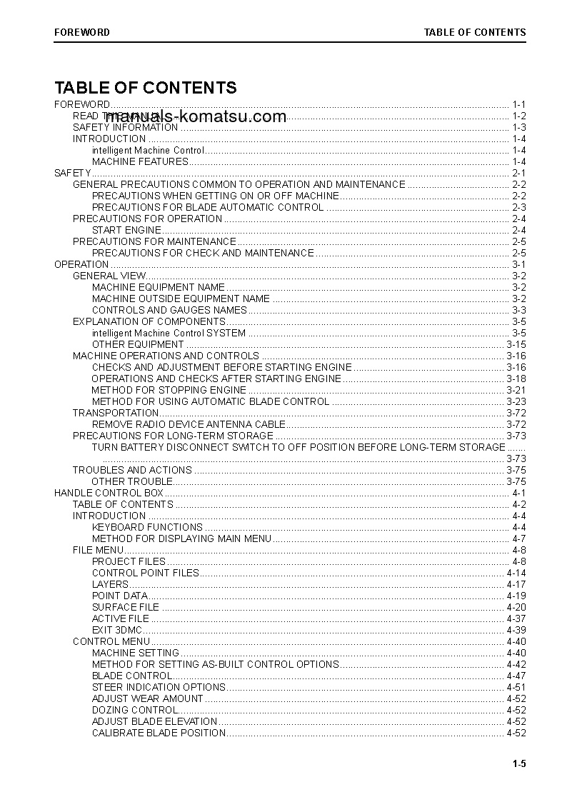 Protected: D61PXI-24(BRA) S/N B60001-B60752 Operation manual (English)