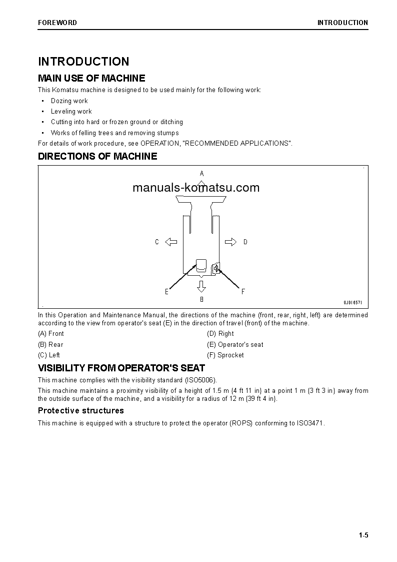 Protected: D51PX-24(BRA) S/N B20001-UP Operation manual (English)