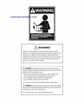 D51PXI-24(BRA) S/N B20492-B20711 Operation manual (English)