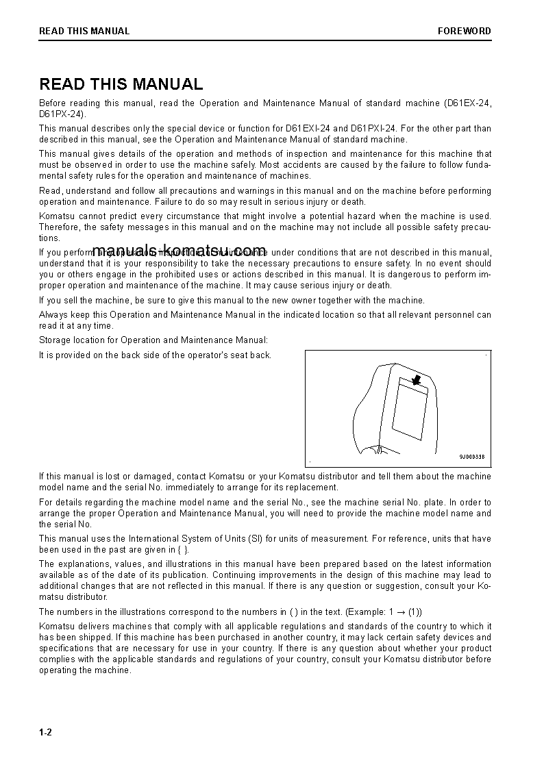 Protected: D61PXI-24(BRA) S/N B60909-UP Operation manual (English)