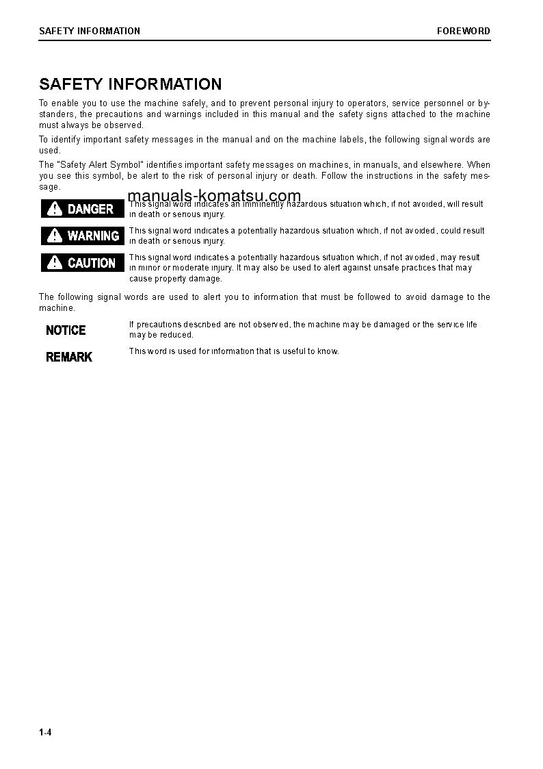 Protected: D51PX-24(BRA) S/N B20643-UP Operation manual (English)