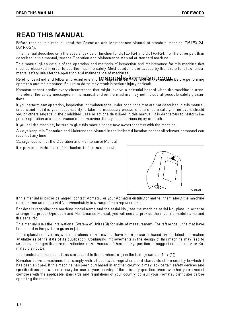 Protected: D51EXI-24(BRA) S/N B20712-UP Operation manual (English)