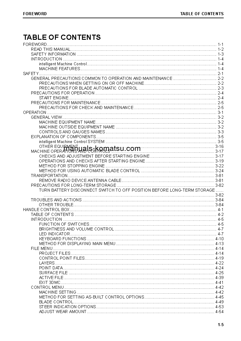 Protected: D51EXI-24(BRA) S/N B20712-UP Operation manual (English)