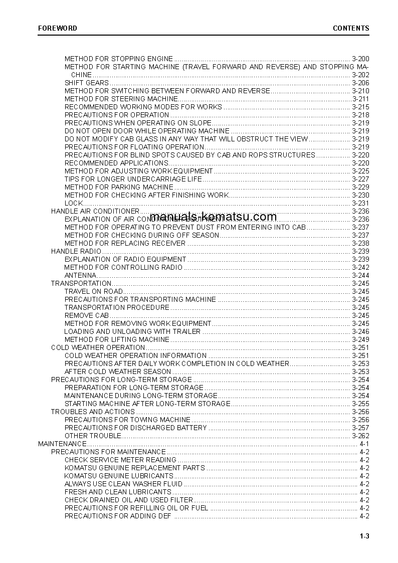 Protected: D61PX-24(BRA) S/N B61370-UP Operation manual (English)