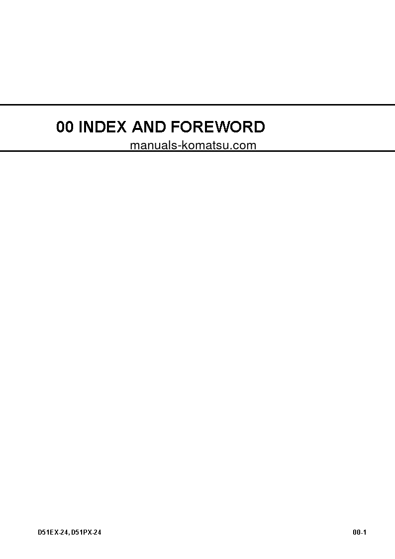 Protected: D51PX-24(BRA) S/N B20001-UP Shop (repair) manual (English)