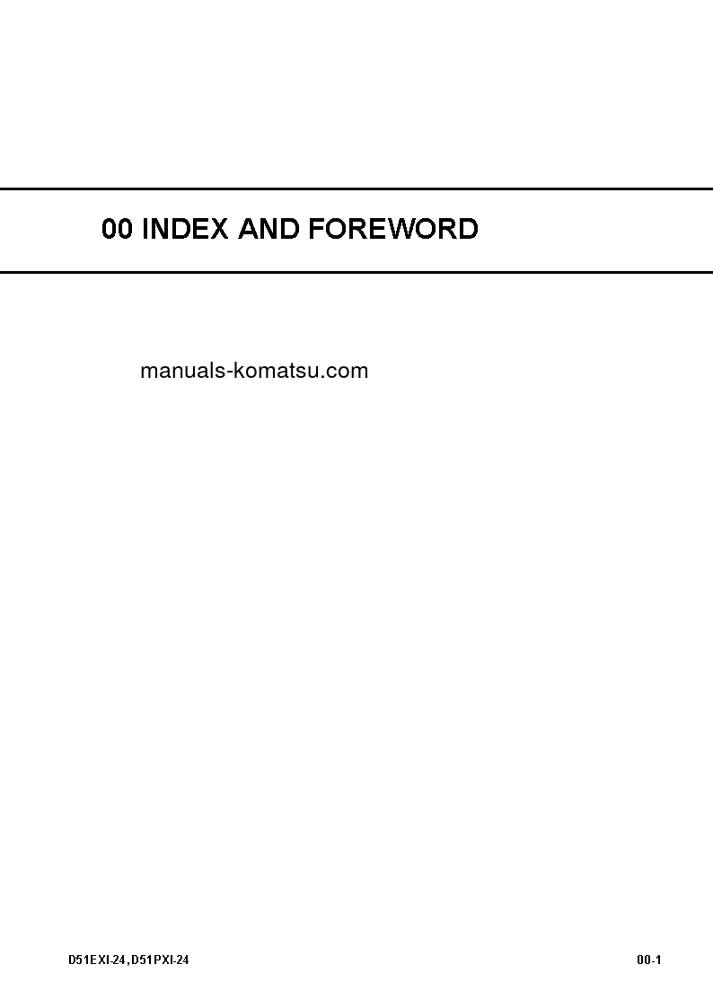 Protected: D51PXI-24(BRA) S/N B20001-UP Shop (repair) manual (English)