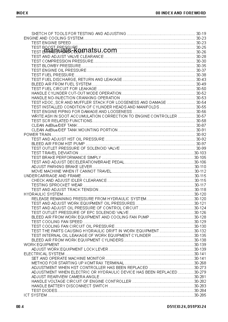 Protected: D51PXI-24(BRA) S/N B20001-UP Shop (repair) manual (English)