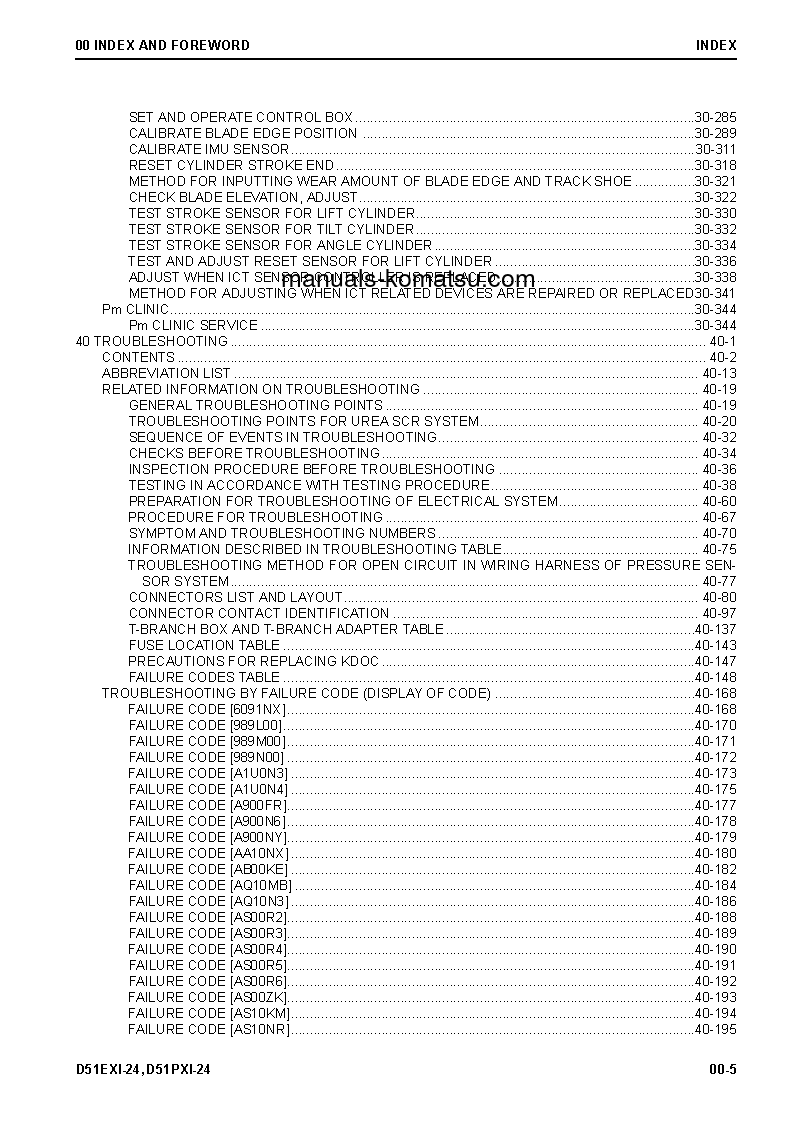 Protected: D51PXI-24(BRA) S/N B20001-UP Shop (repair) manual (English)