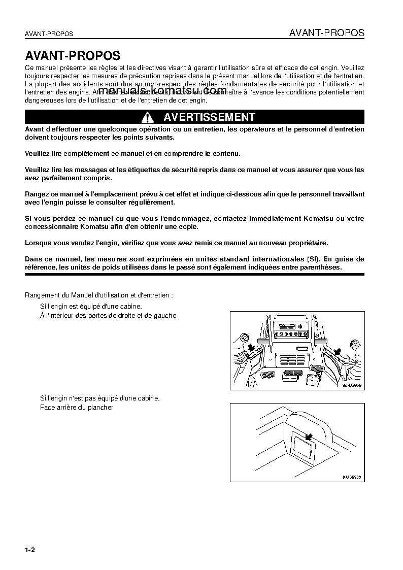 Protected: D61PX-15(BRA)-E0 S/N B46105-UP Operation manual (French)