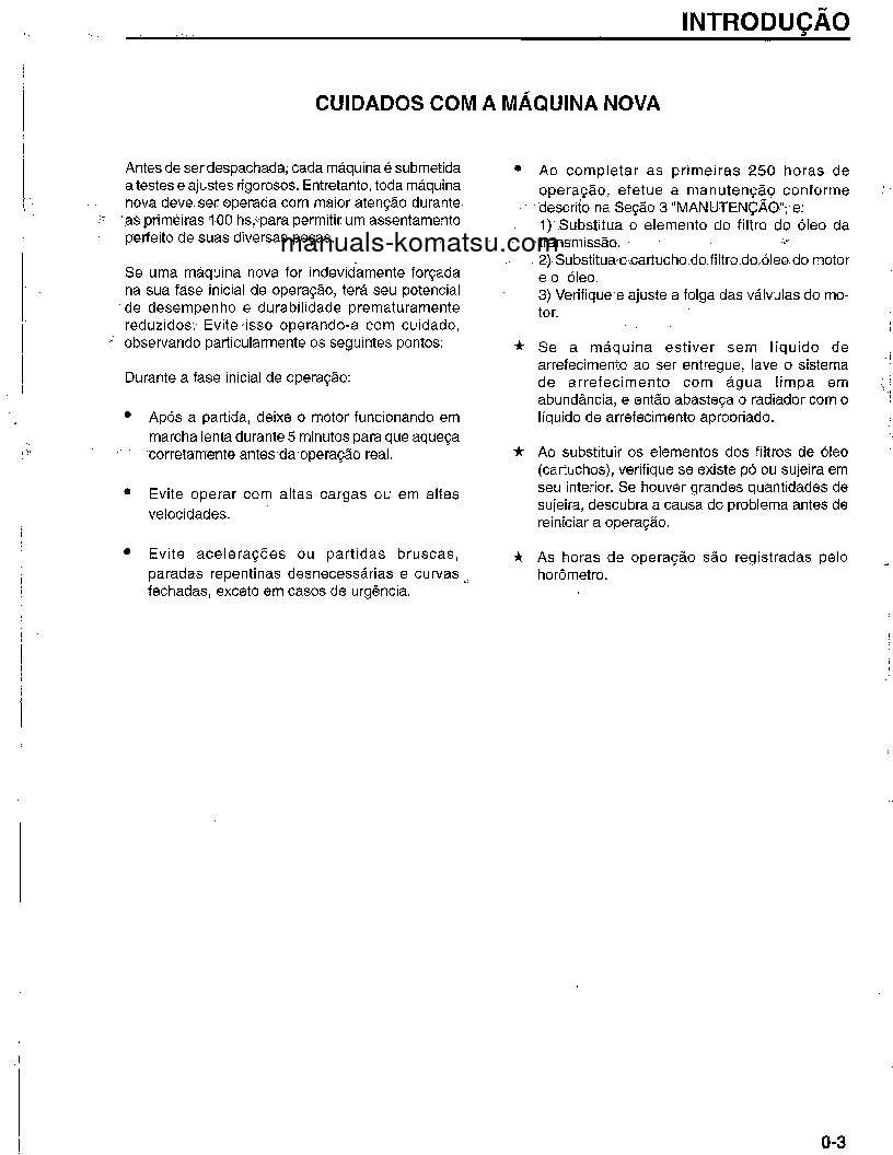 Protected: WA180-1(BRA)-B S/N B1340-UP Operation manual (Portuguese)