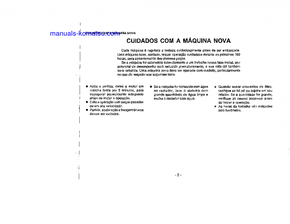 Protected: GD523A-1(JPN) S/N 30099-UP Operation manual (Portuguese)