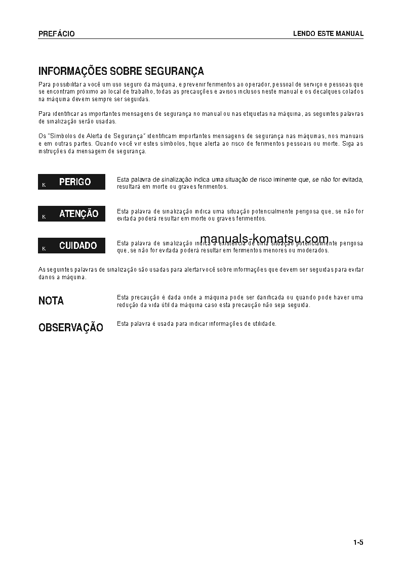 Protected: WA430-6(JPN) S/N 65001-UP Operation manual (Portuguese)