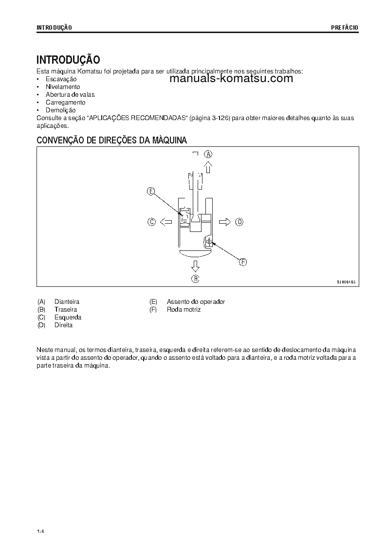 Protected: PC600LC-8(JPN) S/N 30001-UP Operation manual (Portuguese)