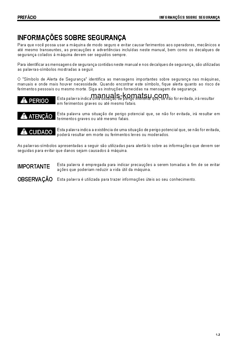 Protected: WA500-6(JPN) S/N 55001-UP Operation manual (Portuguese)