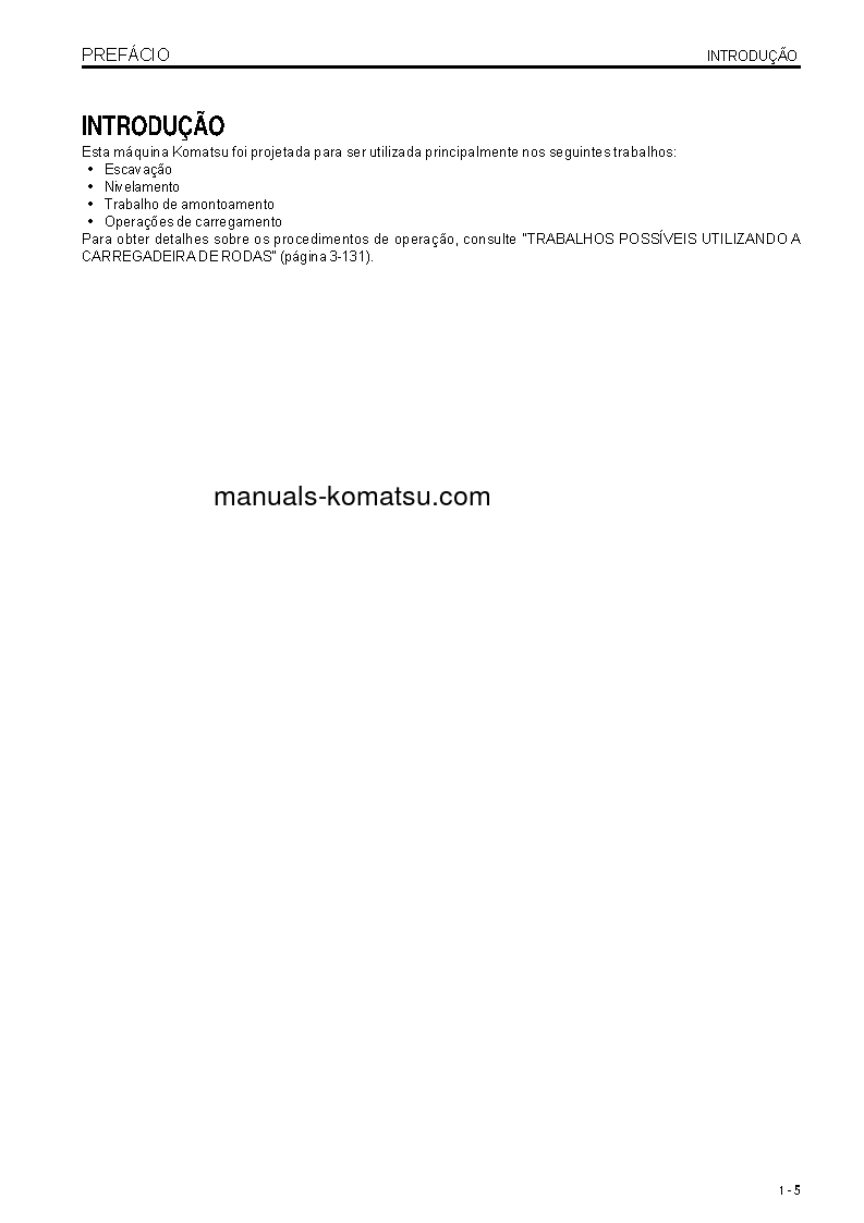 Protected: WA380-6(JPN) S/N 65001-UP Operation manual (Portuguese)