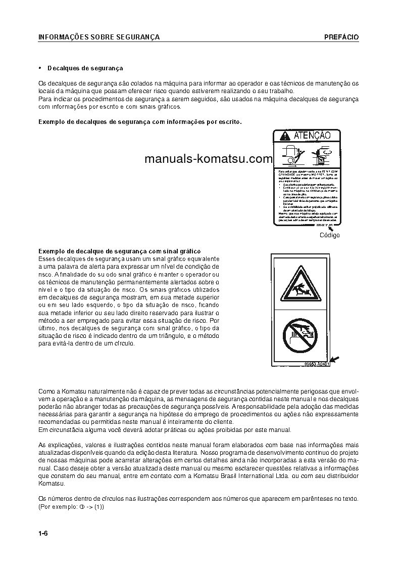 Protected: D475A-5(JPN)-E0 S/N 30001-UP Operation manual (Portuguese)