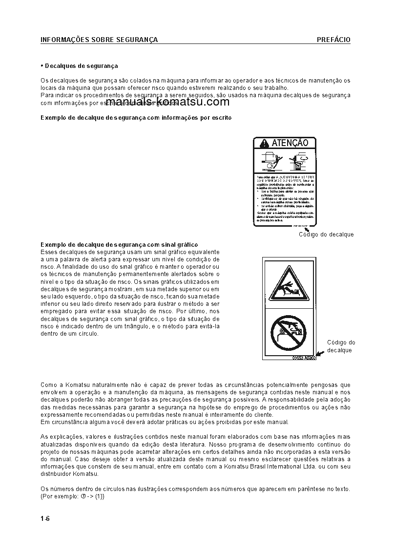 Protected: D275AX-5(JPN)-E0 S/N 30001-30131 Operation manual (Portuguese)