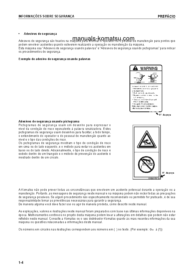 Protected: D155AX-6(JPN) S/N 80001-UP Operation manual (Portuguese)