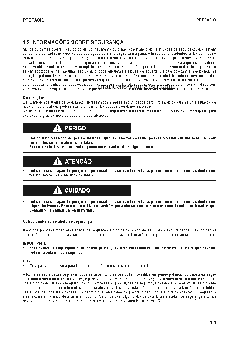 Protected: PC55MR-3(JPN) S/N 15001-UP Operation manual (Portuguese)