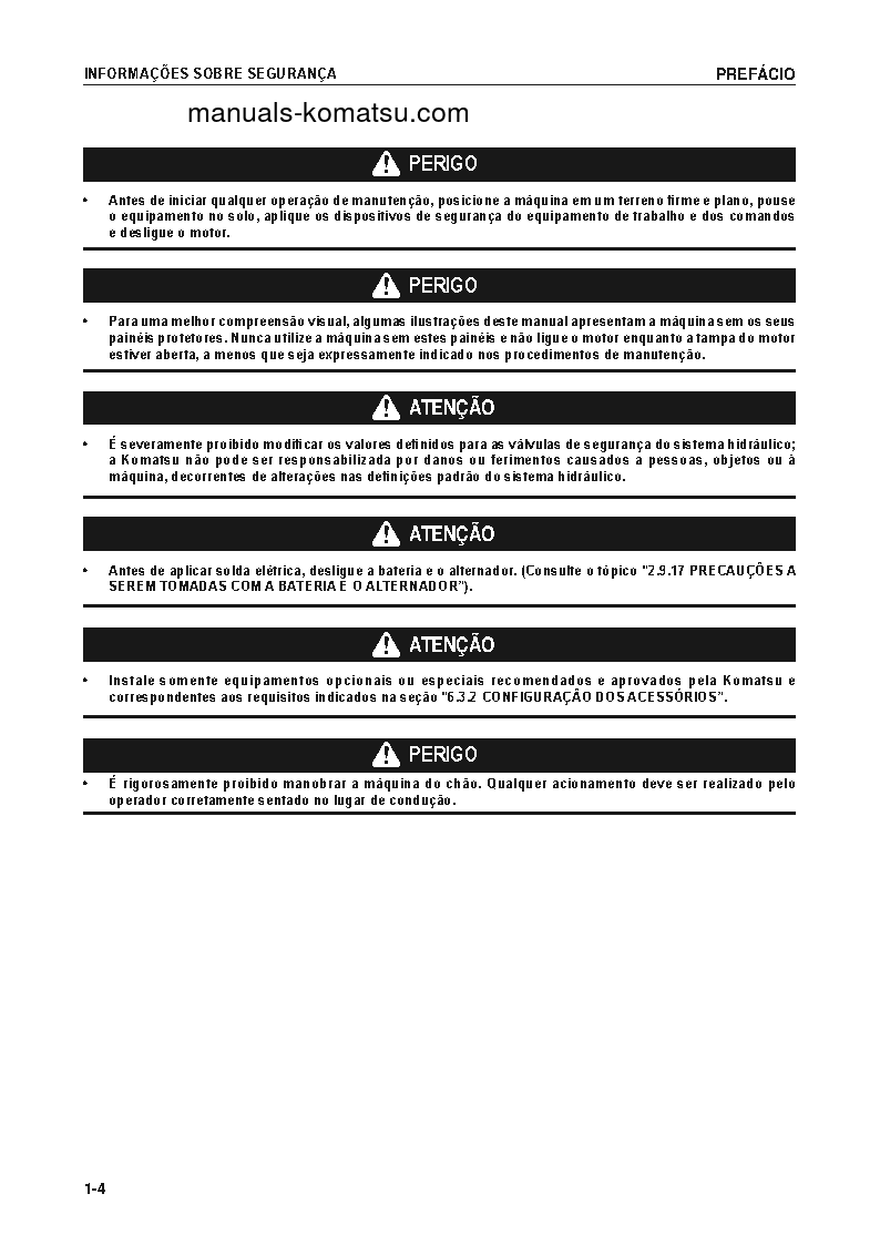 Protected: PC55MR-3(JPN) S/N 15001-UP Operation manual (Portuguese)