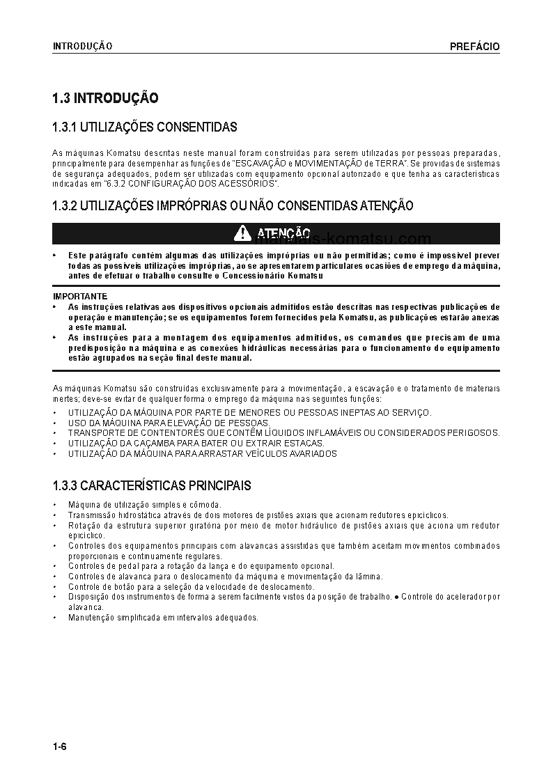 Protected: PC55MR-3(JPN) S/N 15001-UP Operation manual (Portuguese)