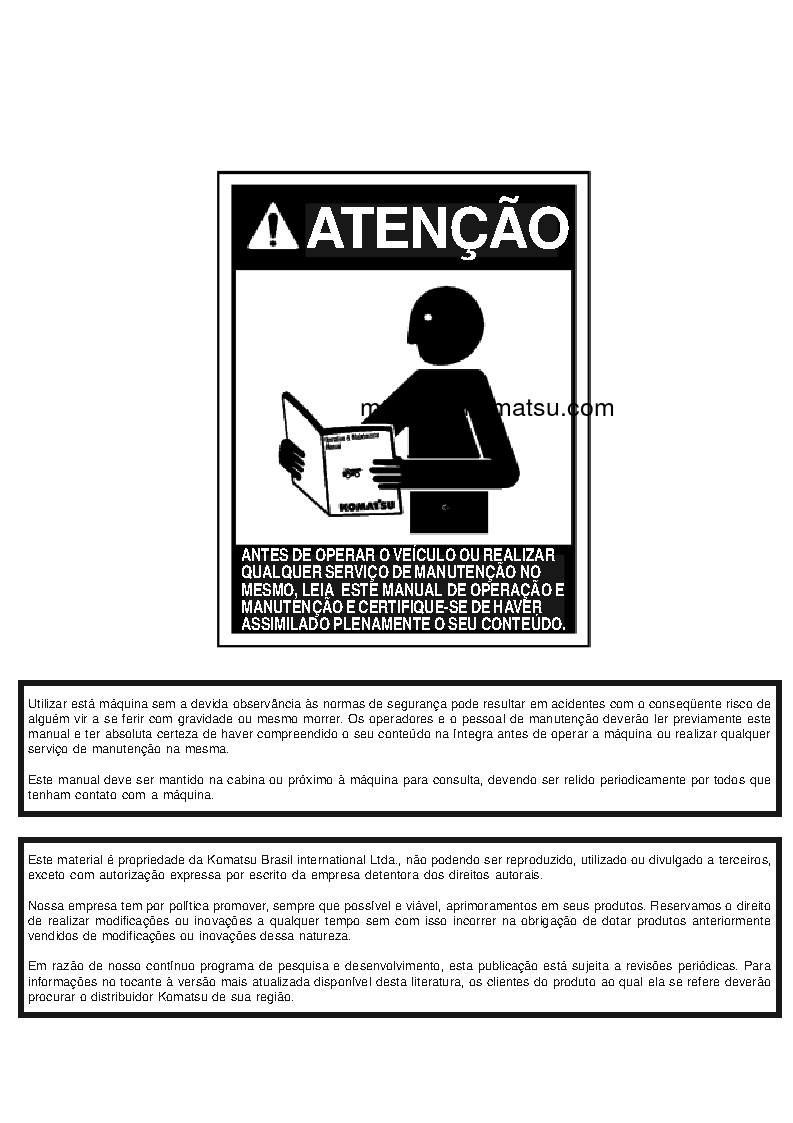 Protected: 830E-AC(USA) S/N A30001-UP Operation manual (Portuguese)