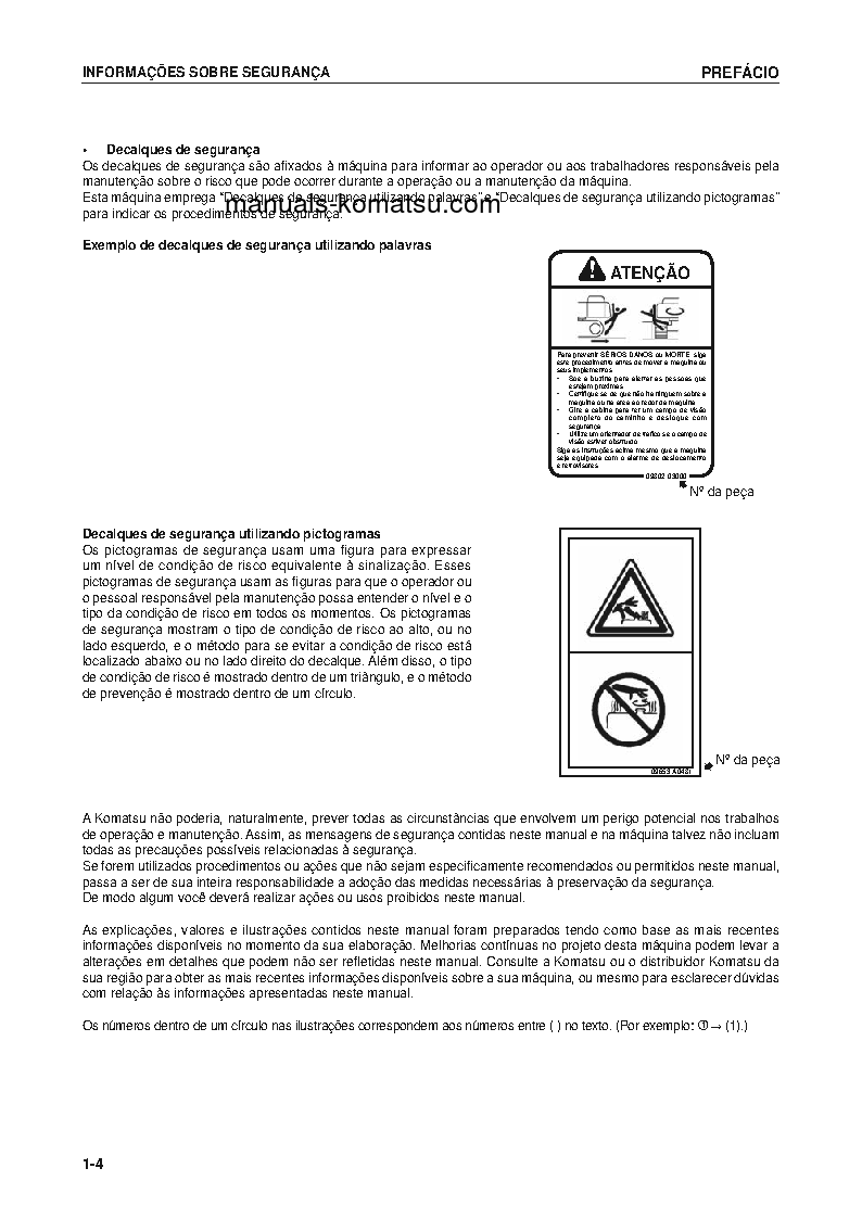 Protected: PC300LC-8(JPN) S/N 60001-UP Operation manual (Portuguese)