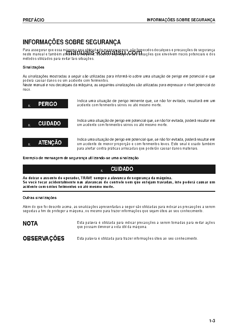 Protected: PC350LC-8(BRA) S/N B10001-UP Operation manual (Portuguese)