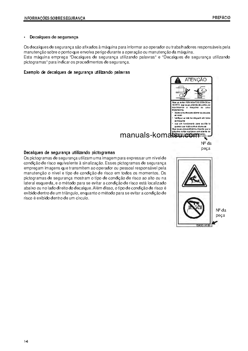 Protected: PC138USLC-8(JPN) S/N 20001-UP Operation manual (Portuguese)