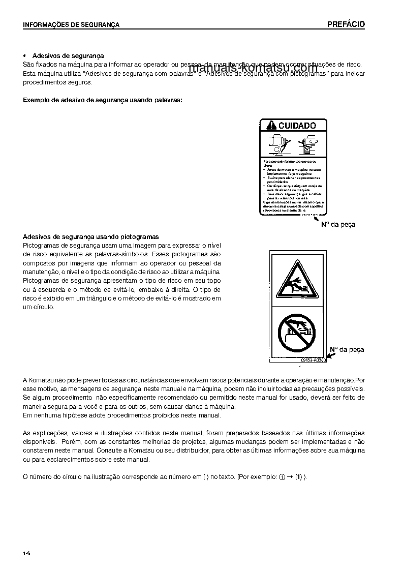 Protected: D61EX-15(BRA)-E0 S/N B45001-UP Operation manual (Portuguese)