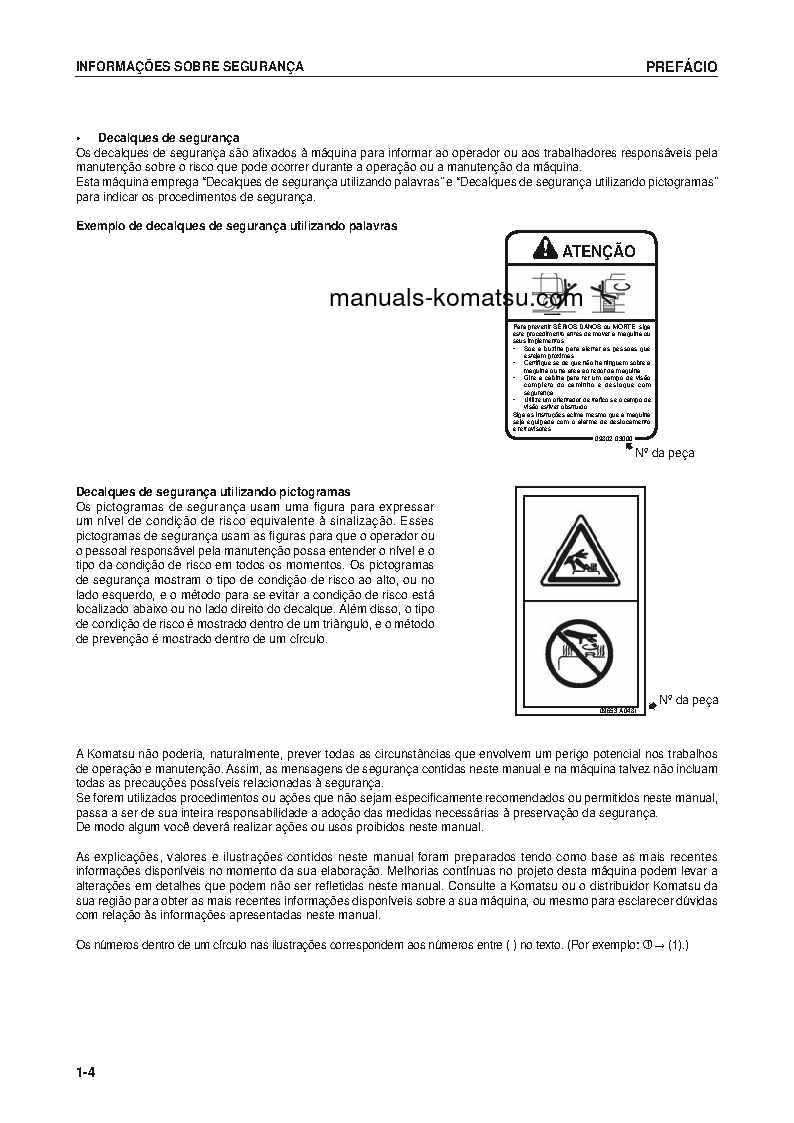 Protected: PC200-8(BRA) S/N B30001–UP Operation manual (Portuguese)