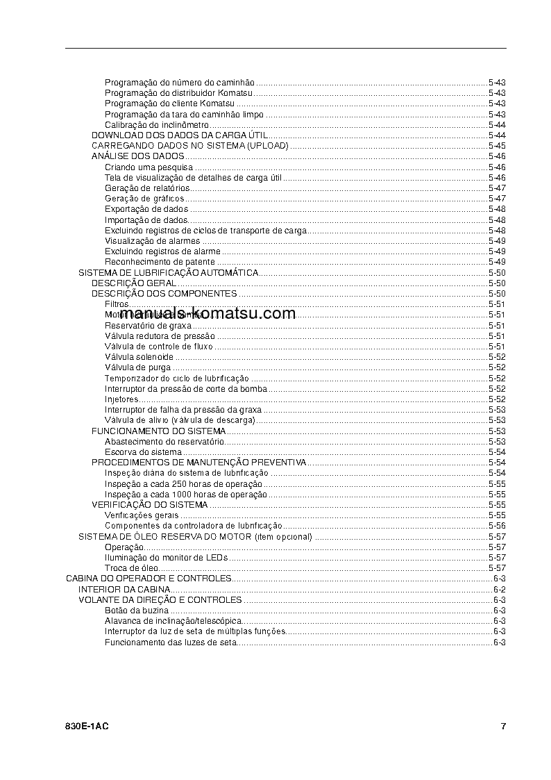 Protected: 830E-1(USA)-AC S/N A30561-UP Operation manual (Portuguese)