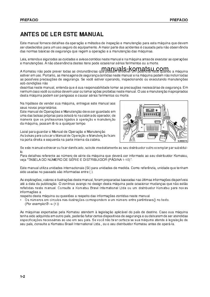 Protected: D275AX-5(JPN)-E0 S/N 30132-UP Operation manual (Portuguese)