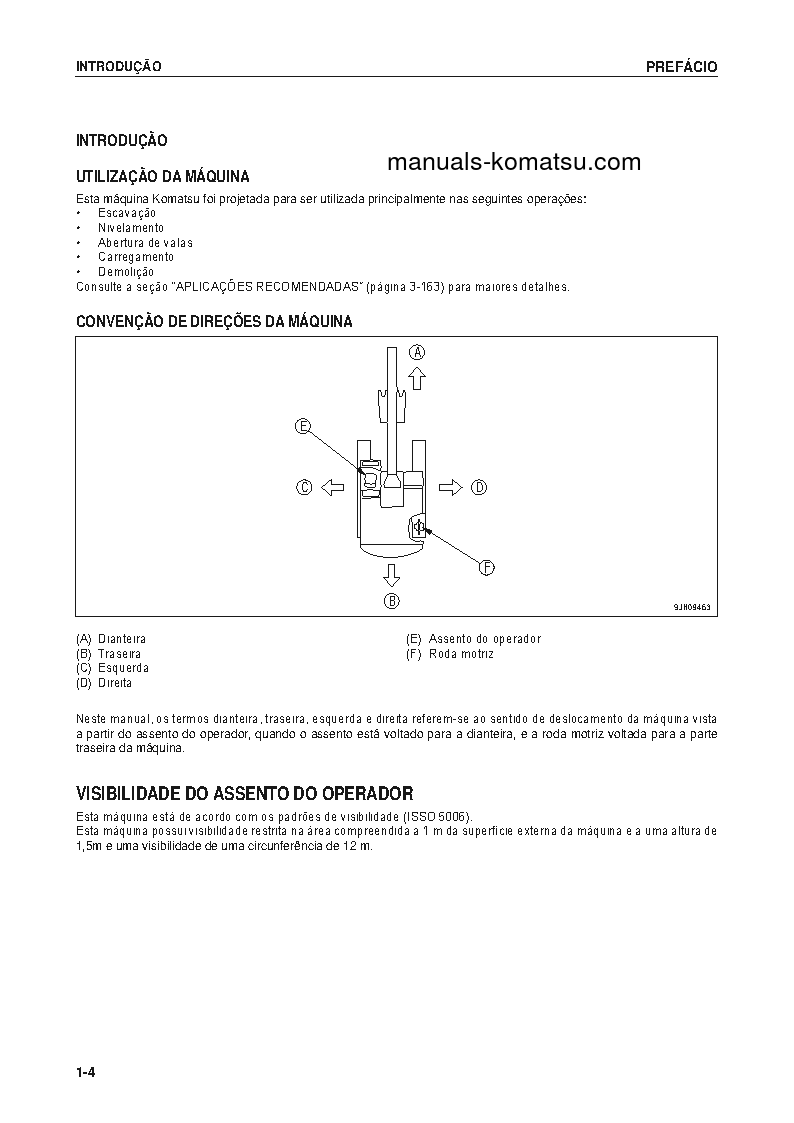 Protected: PC78US-8(JPN) S/N 15001-UP Operation manual (Portuguese)