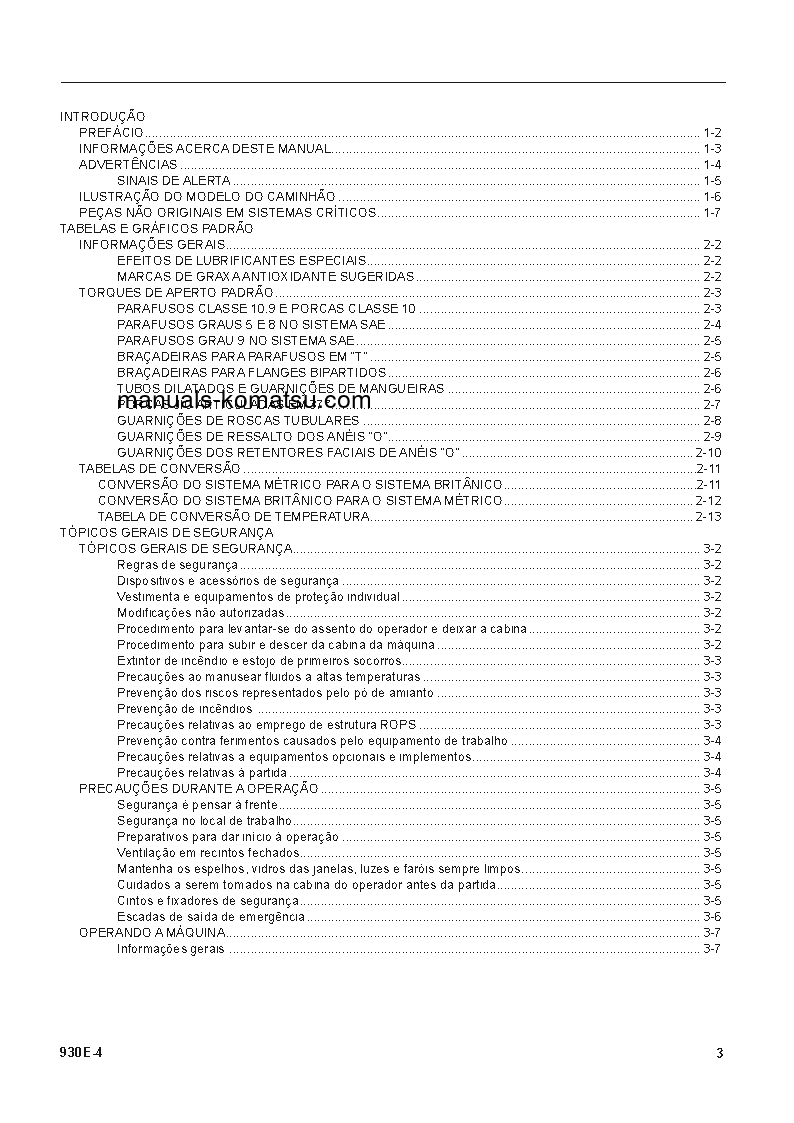 Protected: 930E-4(USA) S/N A31936 Operation manual (Portuguese)