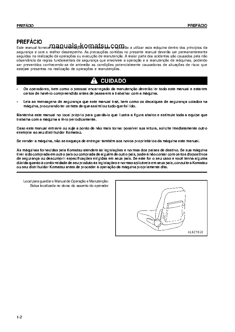 Protected: GD655-3C(BRA) S/N B15001-UP Operation manual (Portuguese)