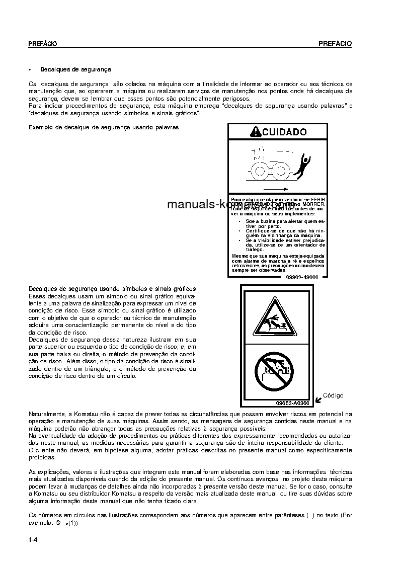Protected: GD655-3C(BRA) S/N B15001-UP Operation manual (Portuguese)