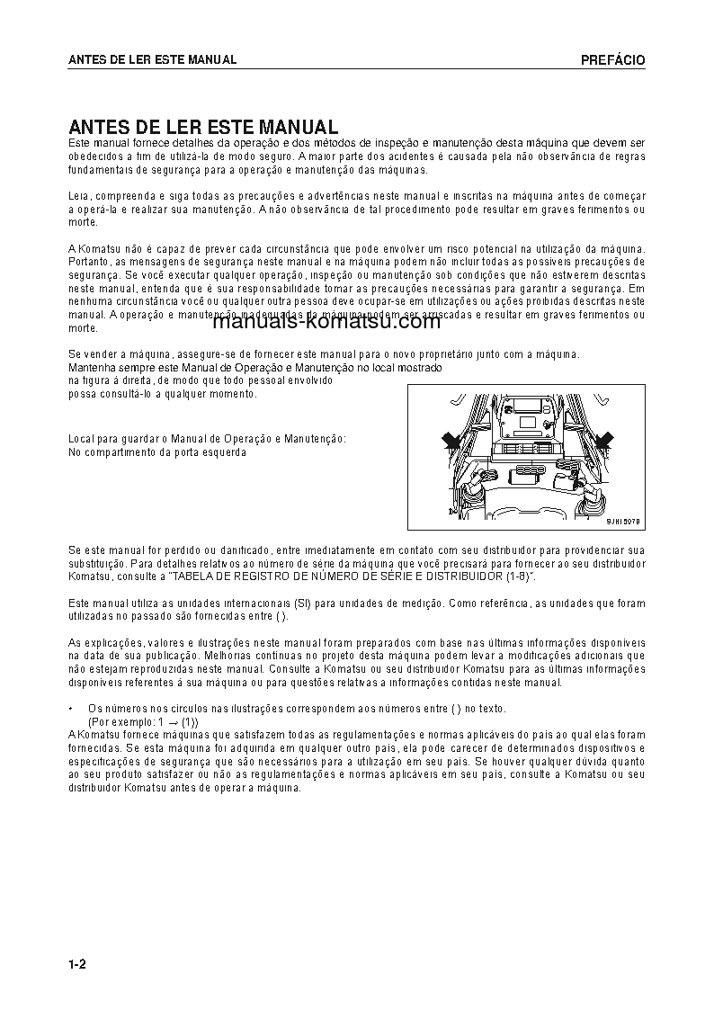 Protected: D375A-6(JPN)-R S/N 65001-UP Operation manual (Portuguese)