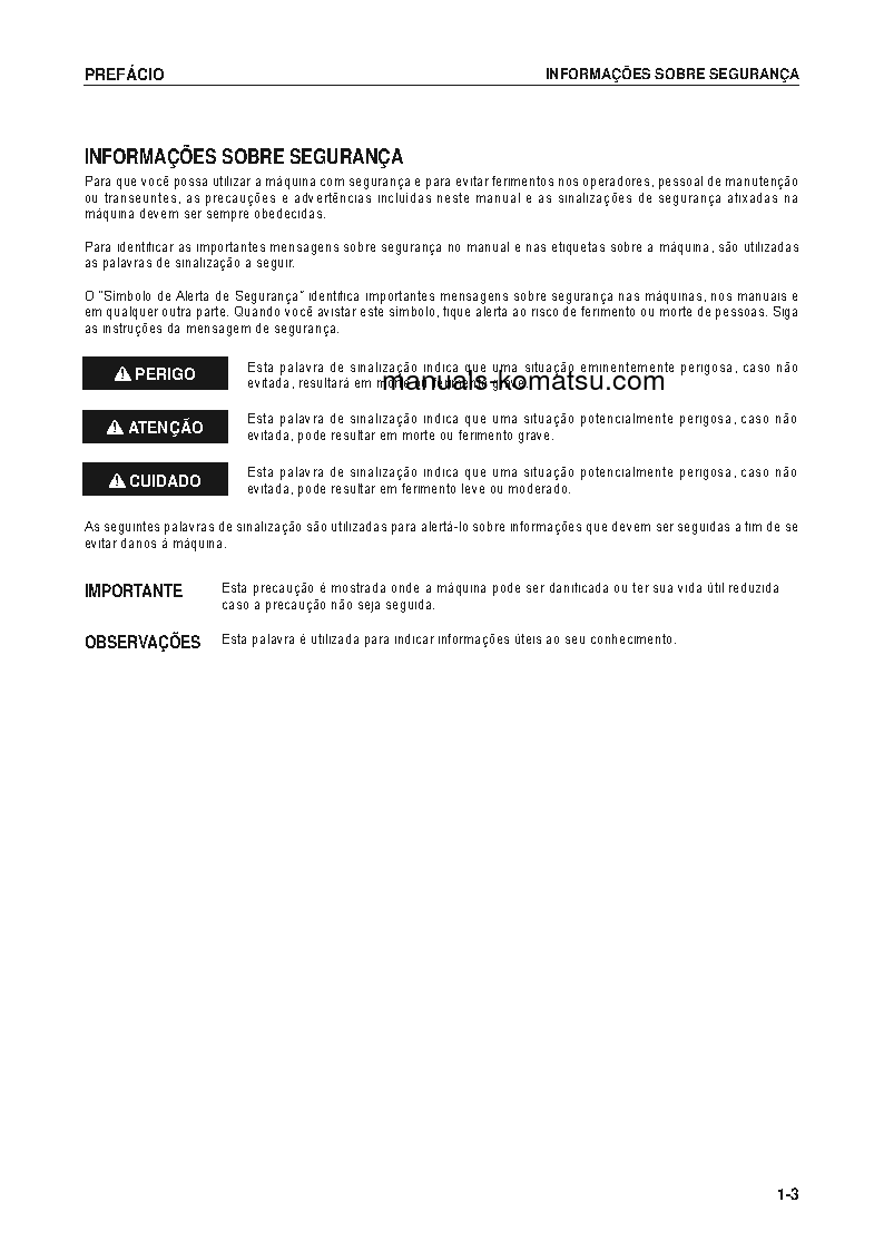 Protected: D375A-6(JPN)-R S/N 65001-UP Operation manual (Portuguese)