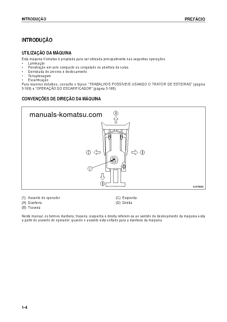 Protected: D375A-6(JPN)-R S/N 65001-UP Operation manual (Portuguese)