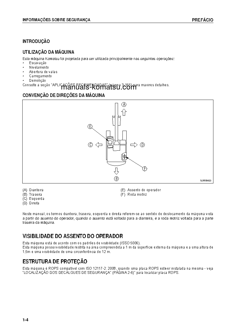 Protected: PC200LC-8(BRA) S/N B31331-UP Operation manual (Portuguese)