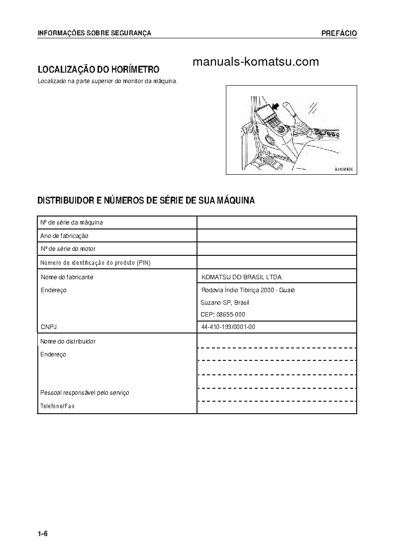 Protected: PC200LC-8(BRA) S/N B31331-UP Operation manual (Portuguese)