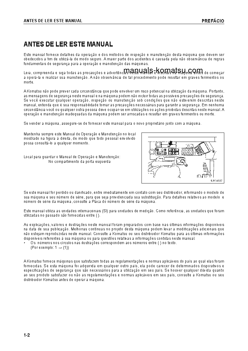 Protected: PC2000-8(JPN) S/N 20223-UP Operation manual (Portuguese)