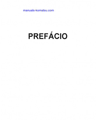 WA470-6(JPN) S/N 90234-UP Operation manual (Portuguese)