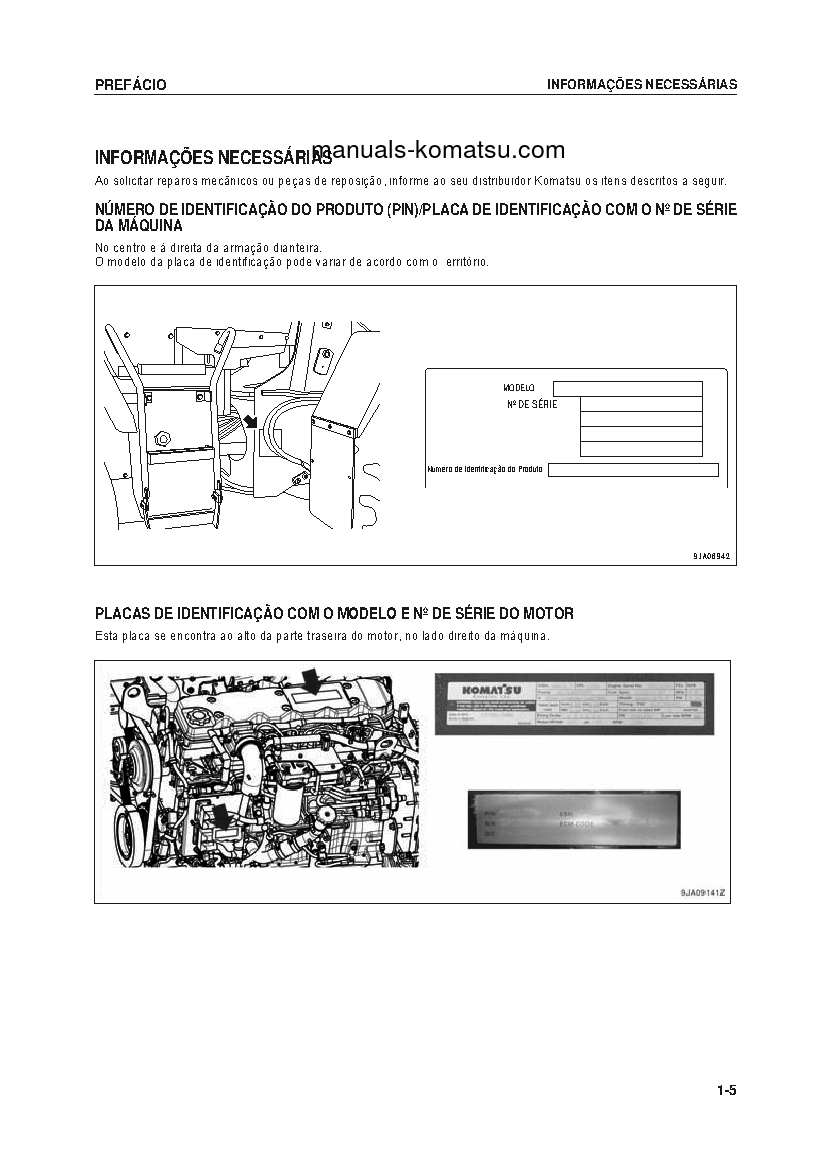 Protected: WA320-6(BRA) S/N B20001-UP Operation manual (Portuguese)