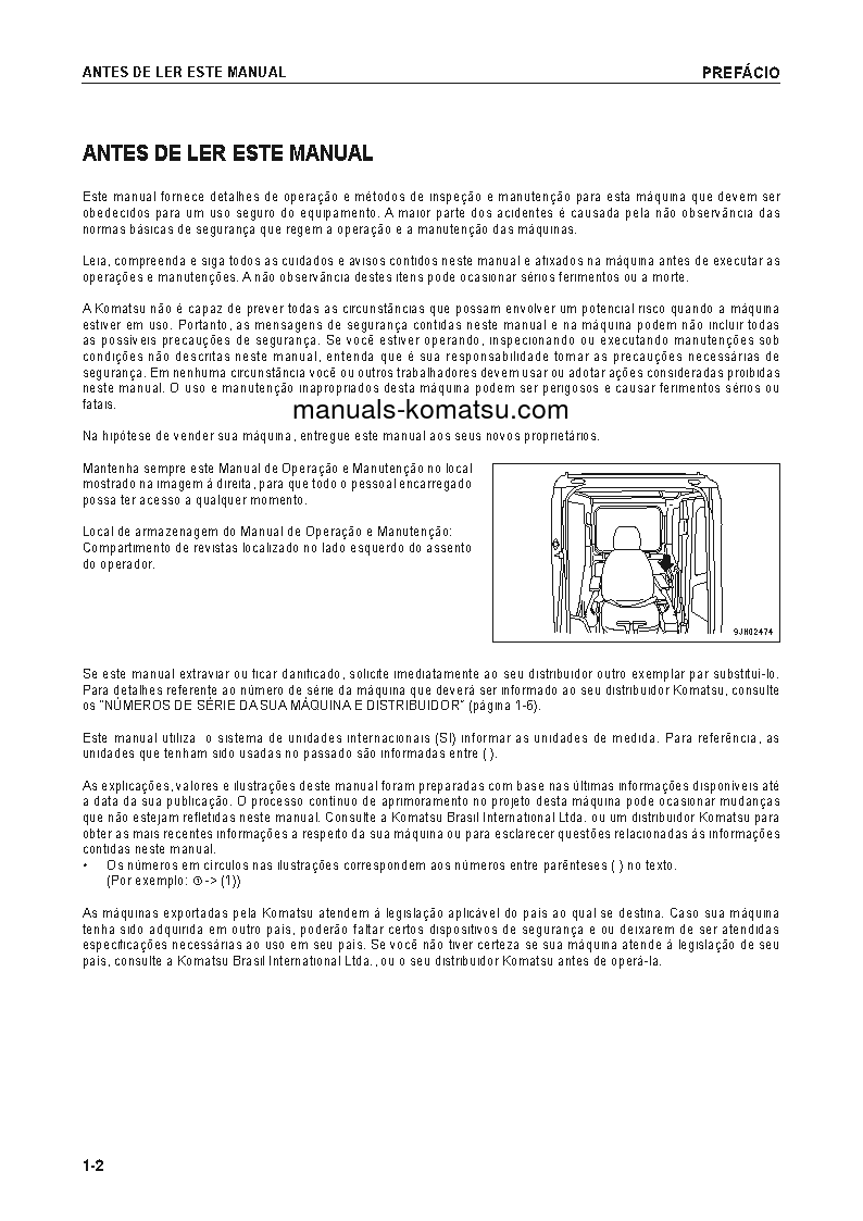 Protected: PC160LC-8(BRA) S/N B30001-UP Operation manual (Portuguese)