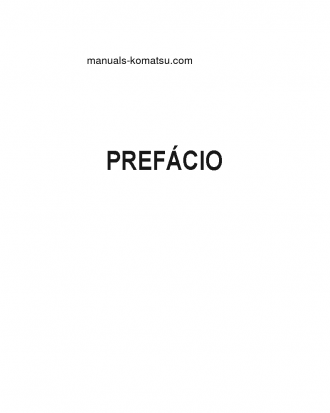 D375A-6(JPN) S/N 60018-UP Operation manual (Portuguese)