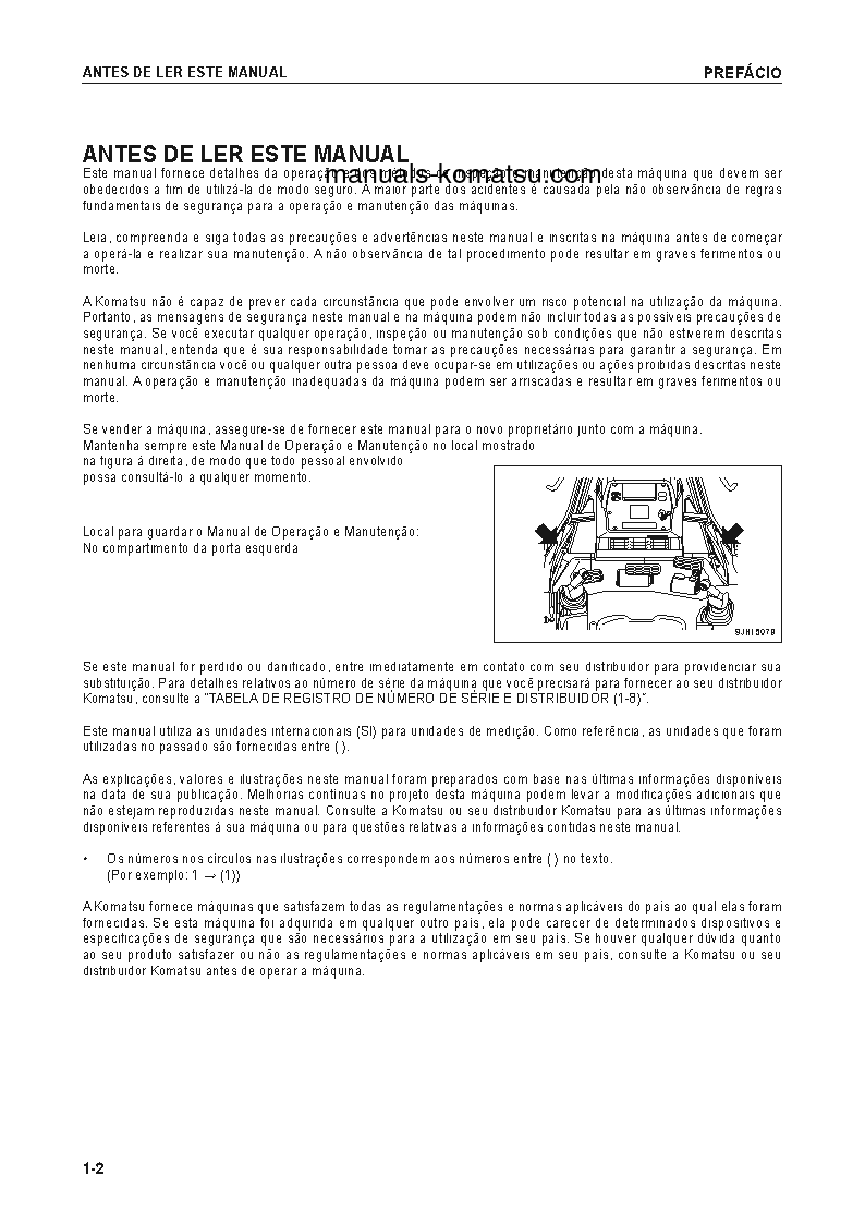 Protected: D375A-6(JPN) S/N 60018-UP Operation manual (Portuguese)