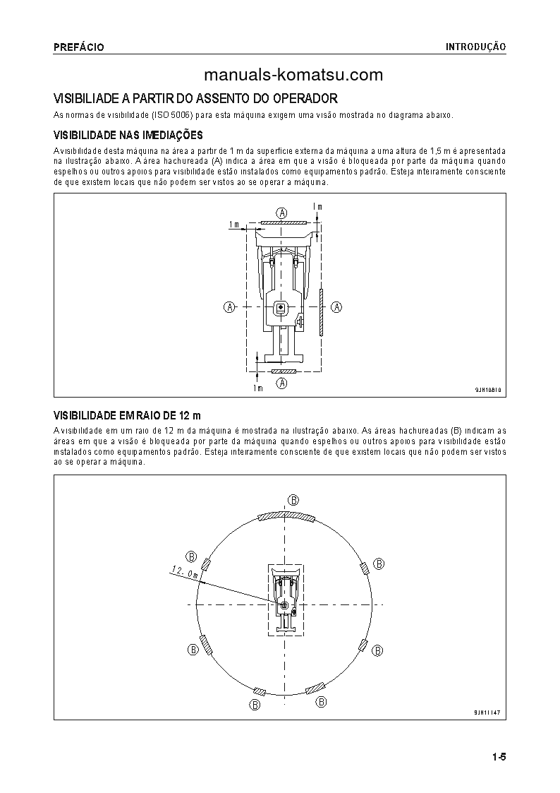 Protected: D375A-6(JPN) S/N 60018-UP Operation manual (Portuguese)